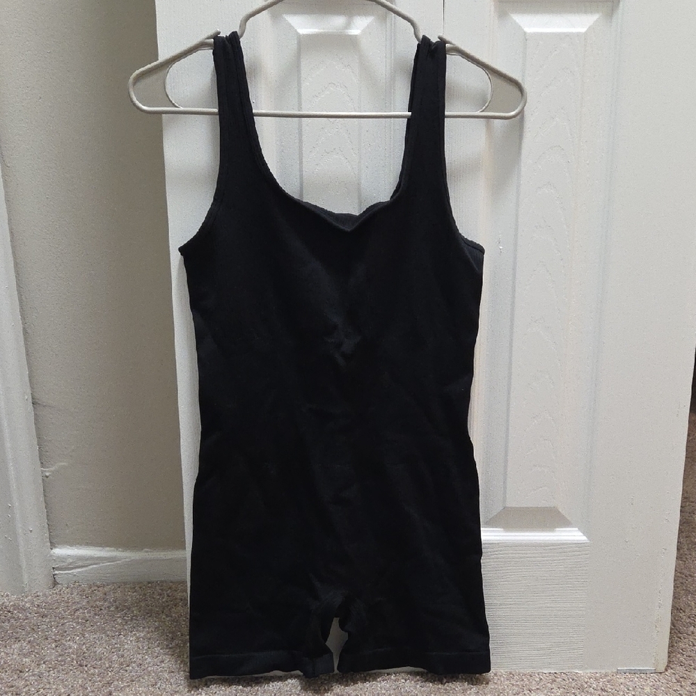 Black Sleeveless Romper